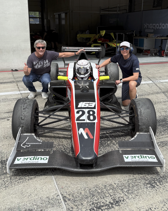Michi Pichelmaier und Dominic Makolm am Formel-Renault